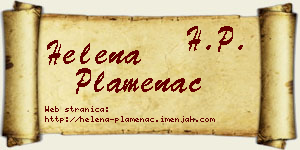 Helena Plamenac vizit kartica